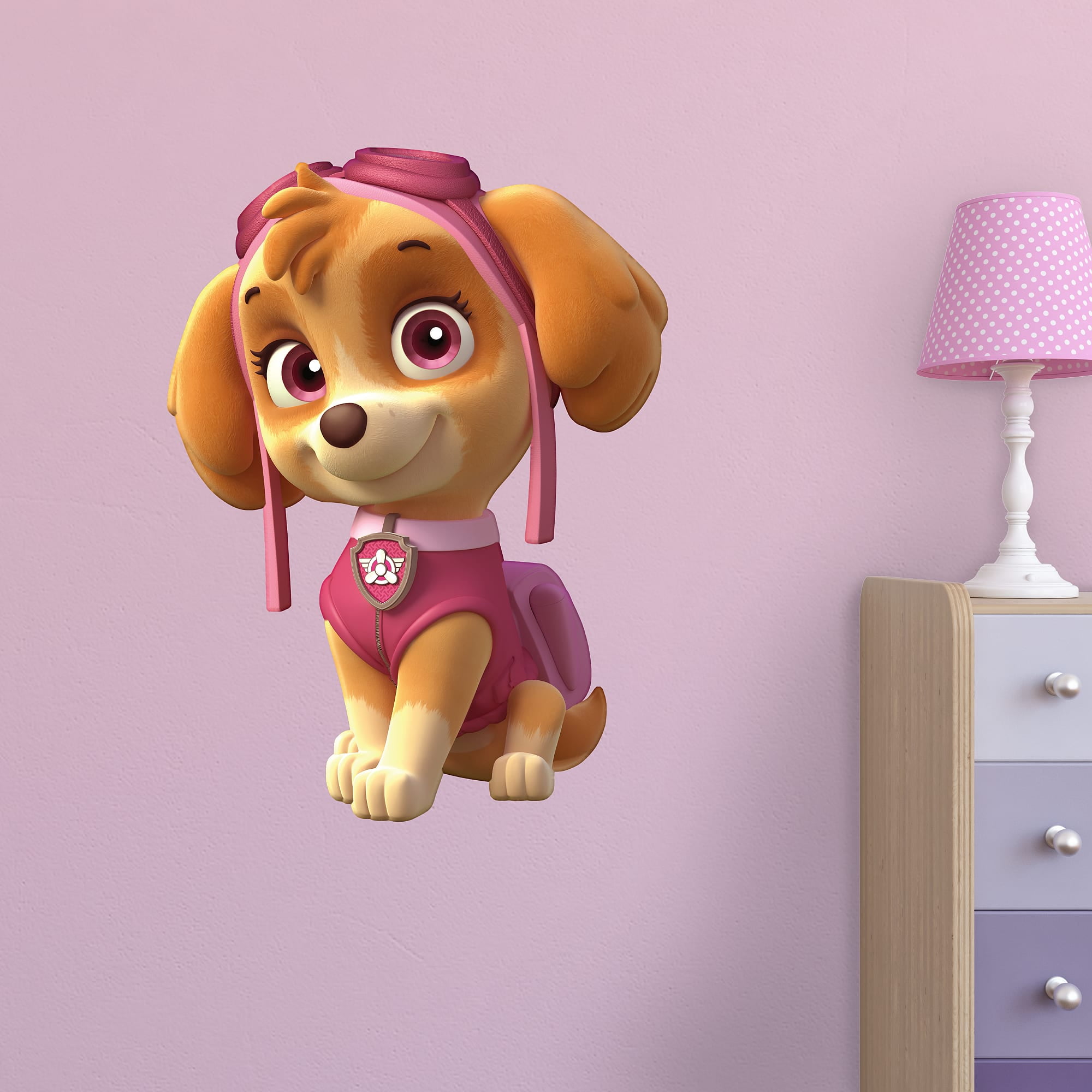 Fathead Skye - X-Large Officially Licensed PAW Patrol Removable Wall
