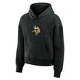 thumbnail image 4 of Women's Fanatics Black Minnesota Vikings Eligible Receiver Legacy Pullover Hoodie, 4 of 5