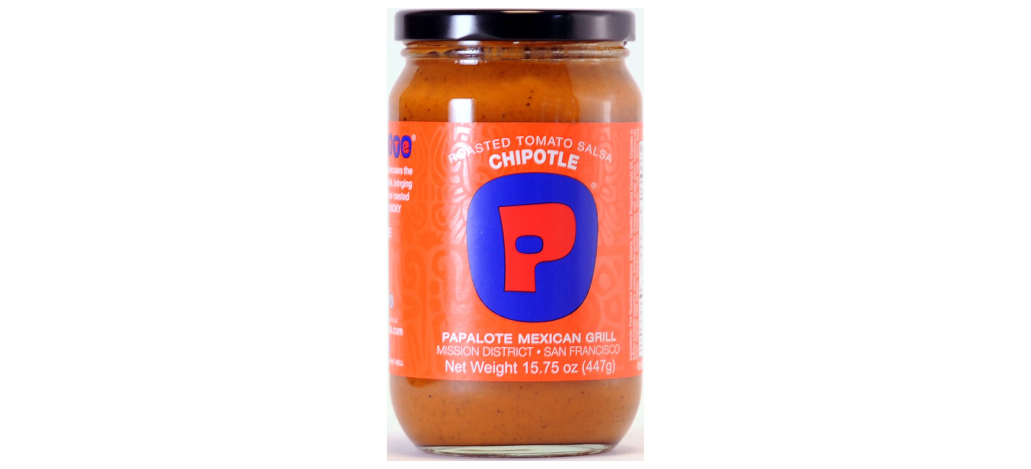 Paplote Mexican Grill, Roasted Tomato Chipotle Salsa, 15.75 oz