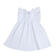 thumbnail image 1 of Vestido infantil blanco de 80-110 cm de largo., 1 of 8