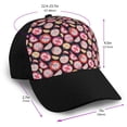thumbnail image 2 of Naloa Tomatoes Adult adjustable Print Baseball Hat, Patchwork curved brim baseball capfor Men and Women, One Size, 2 of 5