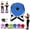 Blue, variant on Waist Twister Sculptor Machine with Exercise Arm Bands, Ab Twist Disc Board with Massage Base, Adjustable Twisting Fitness Tool for r Arms, Hips and Thighs