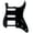 Black, variant on 1 Pcs Black Guitar Pickguard, Multicolor 11Hole SSH Guitar Pickguard Scratch Plate for ST SQ Electric Guitars, Guitar Accessories