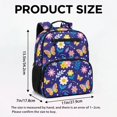 thumbnail image 7 of KUIFORTI Butterfly Floral Toddler Backpack Girls Kids School Bag with Multiple Organizer Pockets Adjustable Straps Breathable for Preschool Kindergarten Back to School Gifts, 7 of 7