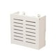 thumbnail image 1 of Inteprter Estante de pared para enrutador Wifi de madera ABS, soporte para gestión de cables, caja de almacenamiento para enrutador WiFi Almacenamiento y organización del hogar A, 1 of 6