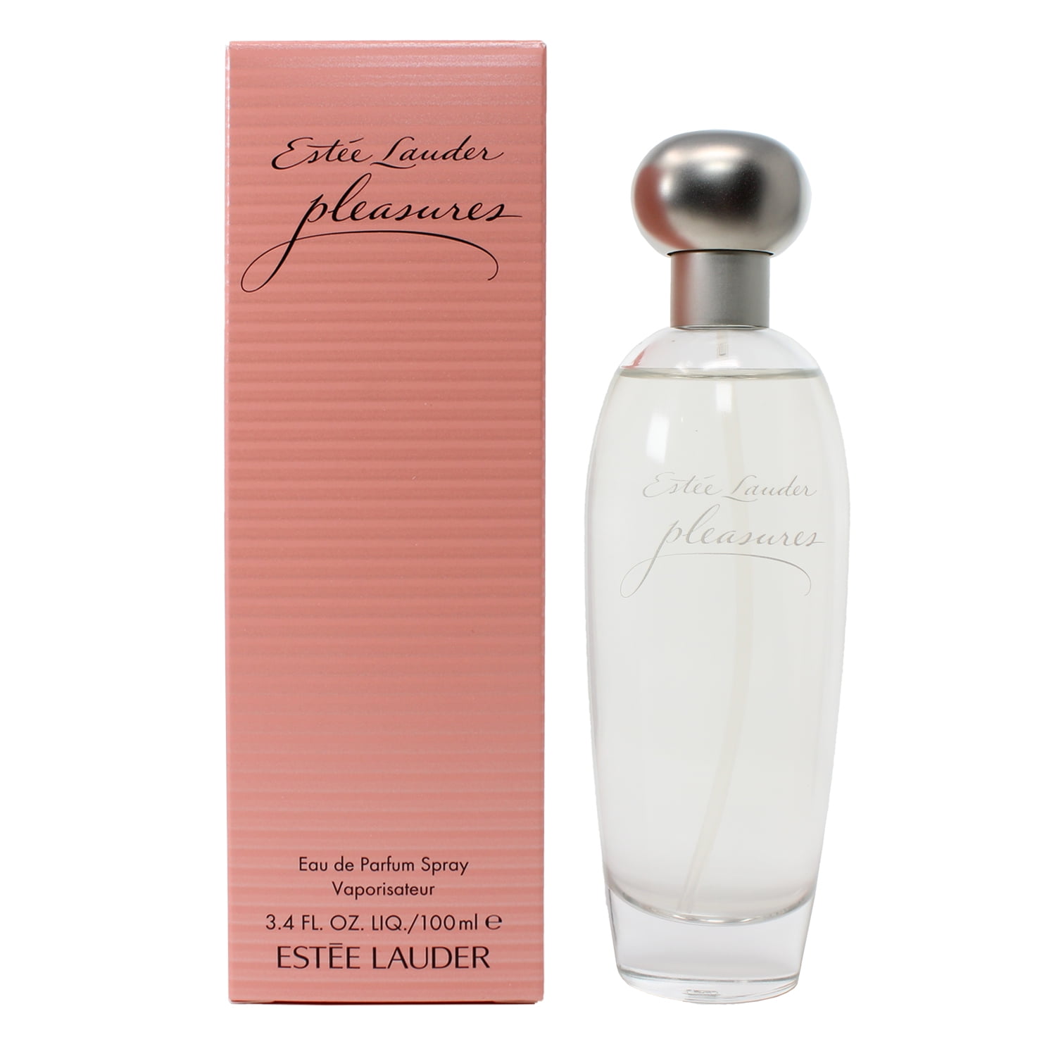 Estee Lauder Pleasures Eau de Parfum, Perfume for Women, 3.4 Oz Full Size