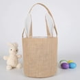thumbnail image 2 of Descuento Cesta de huevos Conejo de vacaciones Conejo Impreso Lona Regalo Llevar huevos Bolsa de dulces - Bolsa de conejito, Conejo, Bolsa de almacenamiento de conejito (Blanco) JAMW Sencillez, 2 of 5