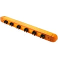thumbnail image 2 of Cue Pool Rack, 6 Hole Billiard Cue Holder Six Plastic Cilps Billiards Cue Mount, for Billiard Club Home Sticks Holder Organizer Billiards Pool Wall Holder, 2 of 7