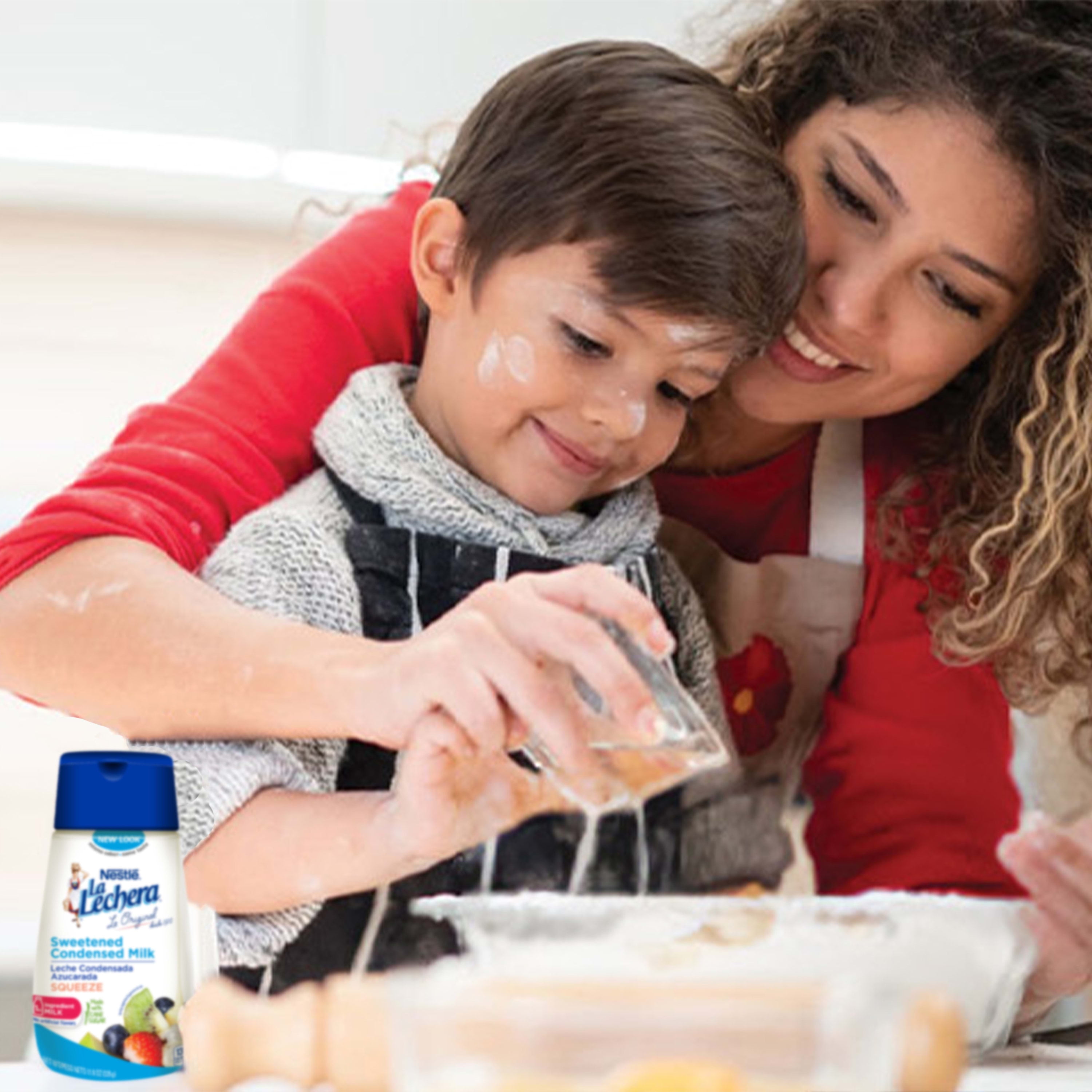 (4 pack) Nestle La Lechera Sweetened Condensed Milk, 11.8 oz Squeeze Bottle
