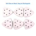 thumbnail image 5 of LotFancy Sanding Pad, 6 Holes, 60 Detail Sander Sandpaper, 40-240 Grit, 5 of 7
