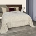 thumbnail image 2 of Cobertor Ligero Matrimonial Elefantito Eclipse Color Beige Premium Jacquard 3D, 2 of 8