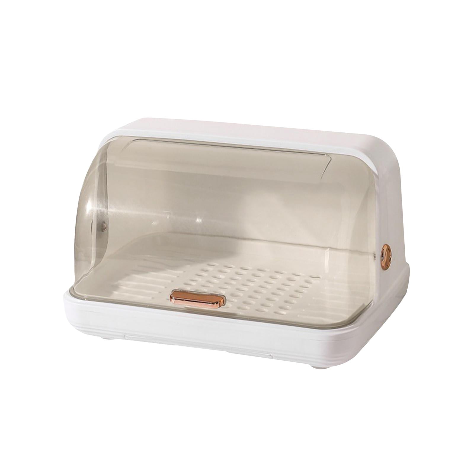 Nishiyuenyi Baby Bottle Drying Rack Bowl Drying Rack Dustproof with Draining Board Dustproof white