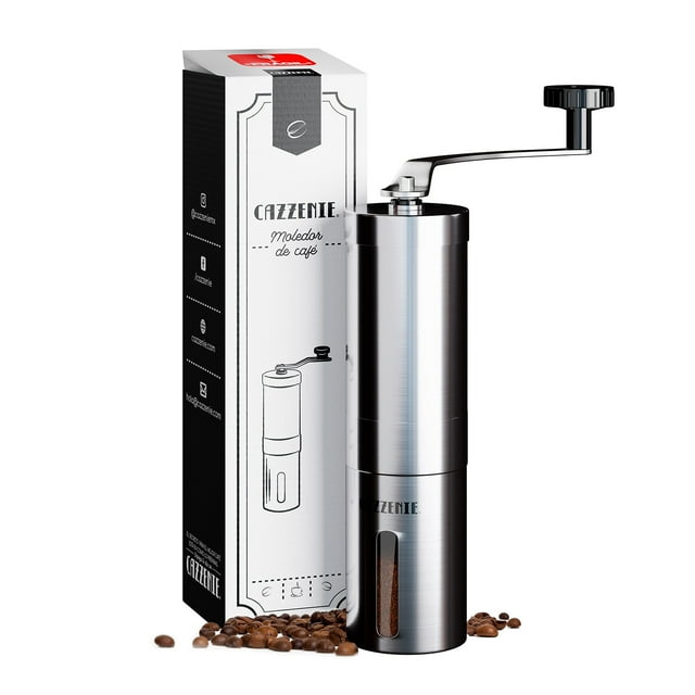 Moledor de Café Clasico para Café Recien Molido Cazzenie Plata