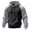 Dark Gray, variant on Pullover Hoodie for Men Classic Raglan Long Sleeve Drawstring Hooded Sweatshirt Kangaroo Pocket Casual Athletic Style Black L