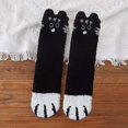 thumbnail image 2 of JGTDBPO Wear Fuzzy Socks For Women Super Soft Plush Slipper Sock Winter Warm Slipper Socks Soft Cute Cat Animal Socks Casual Home Sleeping Fuzzy Cozy Sock, 2 of 3