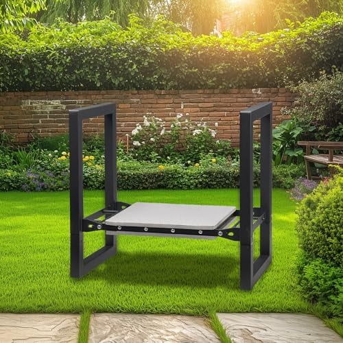 Garden Stool and Kneeler,Heavy Duty 19 inch Foldable Upgraded Wider Gardening Seat Portable Garden Chair Gardening Gifts for Wonman Grandma Parents Plant Lovers Garden Tools$$Garden & Patio