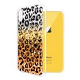 thumbnail image 2 of FINCIBO Soft TPU Clear Case Slim Protective Cover for Apple iPhone XR 6.1", Yellow Glitter Black/White Leopard & Black/Yellow Leopard, 2 of 3