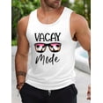 thumbnail image 4 of Camiseta sin Mangas para Hombre, Camiseta Blanca sin Mangas para Hombre, Playera de Verano para Playa, Camisetas Gráficas para Hombre, Camisetas sin Mangas para Gimnasio y Vacaciones, 4 of 7