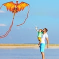 thumbnail image 2 of Cometa Dragón Crogift Roja para Adultos y Niños de 4 a 12 Años, 2 of 8