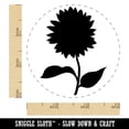 thumbnail image 2 of Sunflower Solid Self-Inking Rubber Stamp Ink Stamper - Orange Ink - Small 3/4 Inch, 2 of 7