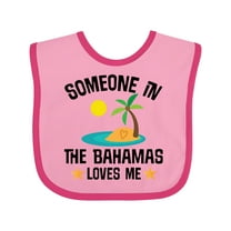 Inktastic Bahamas Vacation Souvenir Boys or Girls Baby Bib