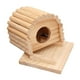 thumbnail image 2 of Casa de madera para hámster, cabaña para mascotas, suministros de paisajismo, accesorio para jaula, escondite de conejillo de indias para hámster enan, 2 of 9