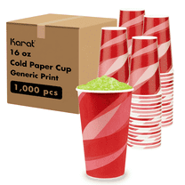 Karat 16 oz Paper Cold Cups | 90 mm | Kold Print, 1000pcs