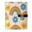 Beige Background, variant on DIY Blue Owl Printed Microfiber Leather Notebook 9.2x6.7" Refillable Binder Journal with Pen Loop&Pockets 100 Sheets