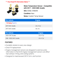 thumbnail image 2 of Water Temperature Sensor - Compatible with 2017 - 2020 GMC Acadia 2018 2019, 2 of 2