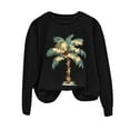 thumbnail image 6 of larppty Womens Crewneck Christmas Sweatshirts Shirts Holiday Ugly Sweatshirts for Women （Black, XXL）, 6 of 6