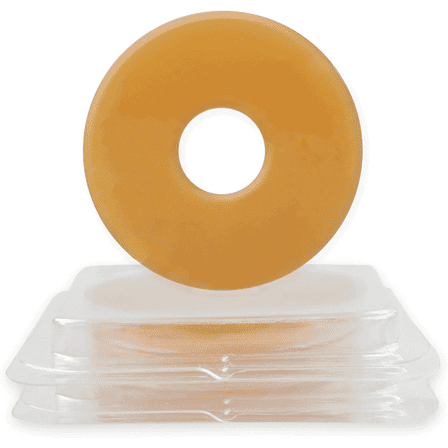 10PCS Ostomy Barrier Rings, 2 / 4MM Moldable Ostomy Hydrocolloid Skin Extender Rings for Ostomy Bags (2mm-10pcs)