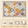 thumbnail image 3 of EnHomee Area Rugs for Living Room 4x6 Area Rugs Machine Washable Area Rugs Vintage Boho Indoor Area Rugs for Bedroom,Colorful, 3 of 10