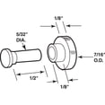 thumbnail image 2 of 7/16 in. Flat-Edge Steel Sliding Window Roller with Axle Pins, Premiere, 2 of 4