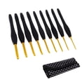 thumbnail image 2 of 9 Sizes Ergonomic Grip Aluminum Crochet Hooks Set Case DIY Knitting, 2 of 8