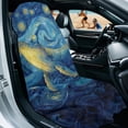 thumbnail image 2 of FOR U DESIGNS Galaxy Whale Print Car Seat Towel Cover Universal Fit Front Seat Protector Car Seat Cover Portable Sweat Towel with Sweat Absorption for Gym, Yoga, Swimming and Family Travel, 2 Pack, 2 of 7