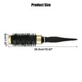 thumbnail image 2 of Unique Bargains Round Hair Brush Nano Thermal Ceramic for Hair Drying Styling Curling for Men and Women Black 35mm, 2 of 6