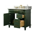 thumbnail image 6 of Legion Furniture 36" MDF/Veneer Wood Sink Vanity Cabinet in Vogue Green, 6 of 8