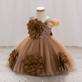thumbnail image 2 of LWavelet Flower Girls Dress Rainbow Tutu Birthday Party Princess Dress Pageant Gown, 2 of 3