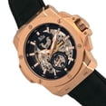 thumbnail image 2 of Reloj REIGN Commodus Automático Esqueleto Oro Rosa/Negro, 2 of 3