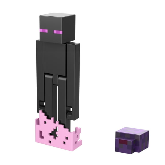 Minecraft Action Figures & Accessories Collection, 3.25-in Scale & Pixelated Design (Characters May Vary)