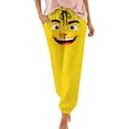 thumbnail image 2 of Beach Pants for Women Funny Print Lightweight Elastic Waist Straight Leg Sweatpants with Pockets Casual Trousers, 2 of 4