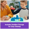 thumbnail image 5 of Kinetic Sand Sandbox Set with Blue Sand, Tools & Storage, 5 of 15