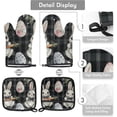 thumbnail image 3 of Easter Bunny Eggs Oven Mitts and Pot Holders Set of 2, Buffalo Check Heat Resistant Oven Mitts Kitchen Oven Glove for Cooking, Baking, 3 of 6