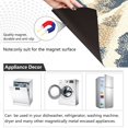 thumbnail image 4 of Yayeee Magnetic Dishwasher Cover for The Front Decoration Home Kitchen Machine Sticker Protector, Winter Village, 4 of 6