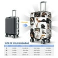 thumbnail image 4 of Rateoe dogs pets collage Printed Luggage Cover, Suitcase Protector Fits 18-32 Inch Luggage-Medium, 4 of 7