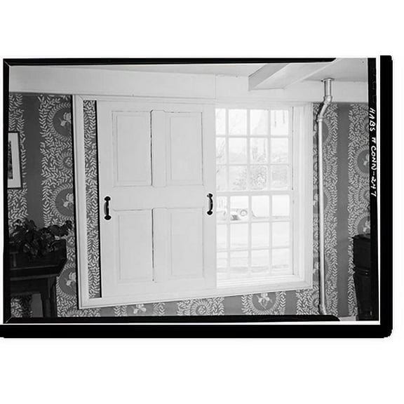 Historic Print, Bradford-Huntington House, 16 Huntingtown Lane, Norwichtown, New London County, CT - 11, 16" x 20"