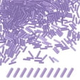 thumbnail image 1 of Uxcell 4000-Pack Cuentas Bugle, Cuentas de Vidrio de Tubo de Bordado de 2x7mm para Manualidades DIY/Pulseras/Collares Violeta, 1 of 7