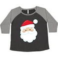 thumbnail image 3 of Inktastic Santa Claus, Smiling Santa, Red Hat, White Beard Women's Plus Size T-Shirt, 3 of 5