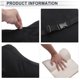 thumbnail image 3 of Almohada para reposacabezas de automóvil ergonómica, soporte para cuello, cachemira, espuma de memoria, negro, 1 Pcs, 3 of 7