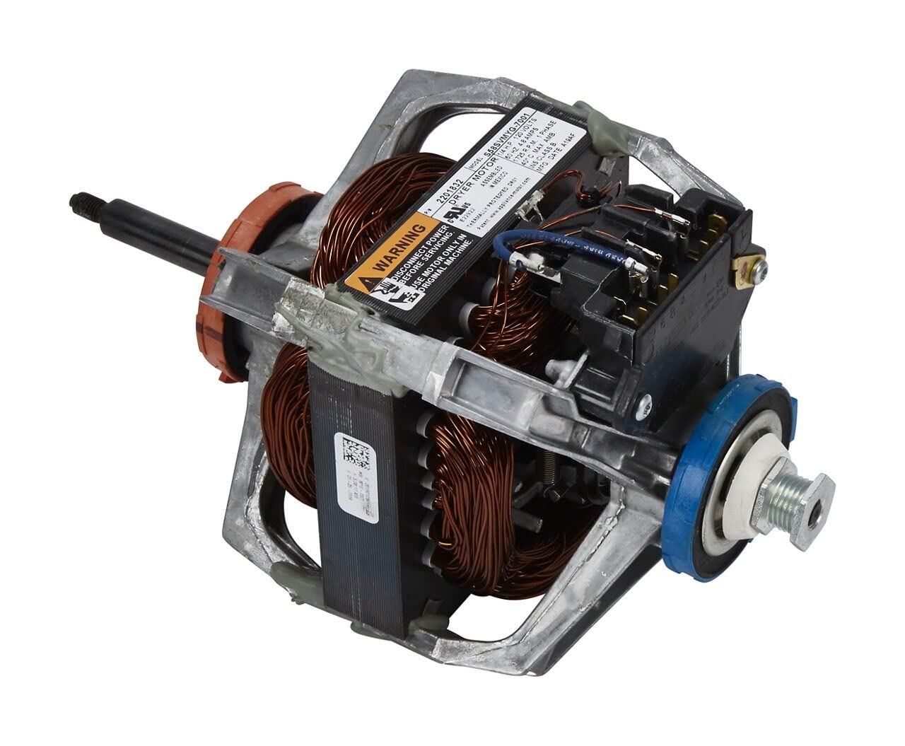 Whirlpool W10410999 Genuine OEM Dryer Motor – Fits Multiple Brands, Spin Dryer Replacement